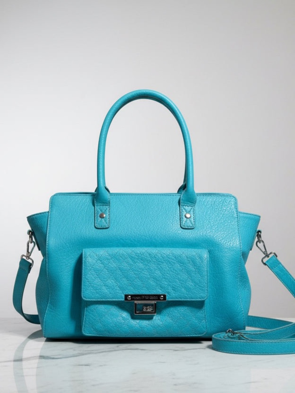 Damsel in Defense Turquoise Blue Duall Entry Conceal Carry Hobo Bag